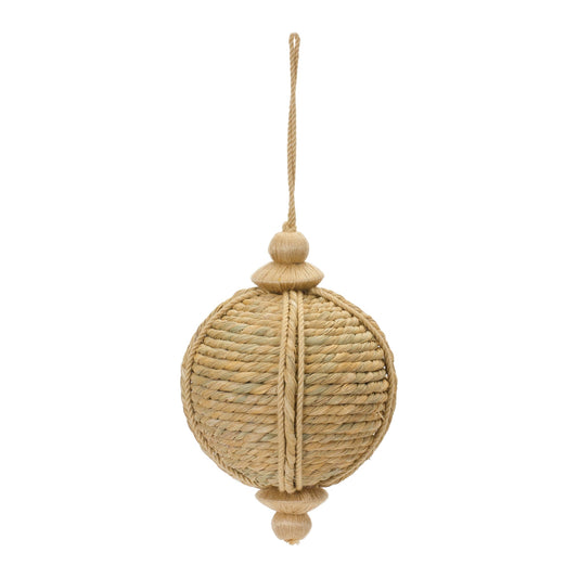 Jute Onion Ornament, Set of 4