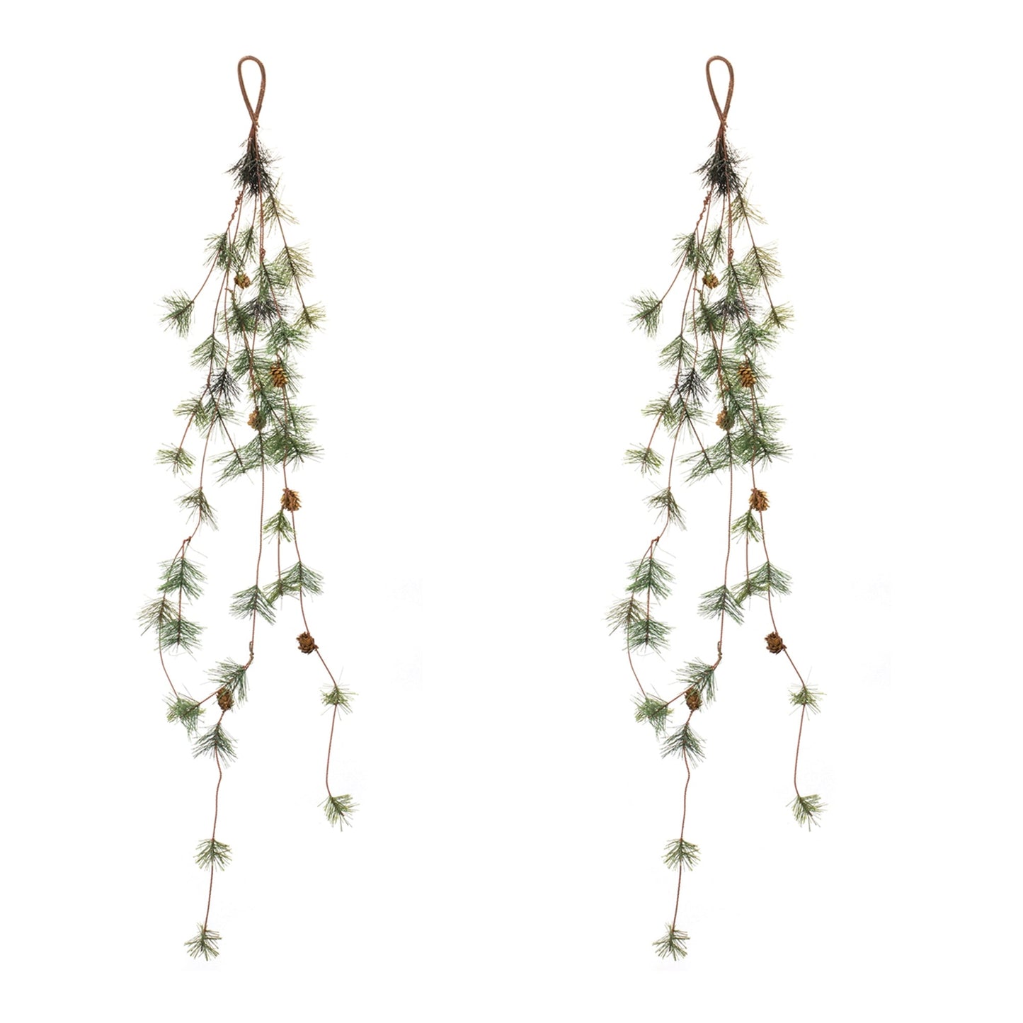 Pine Cone Twig Garland, Set of 2