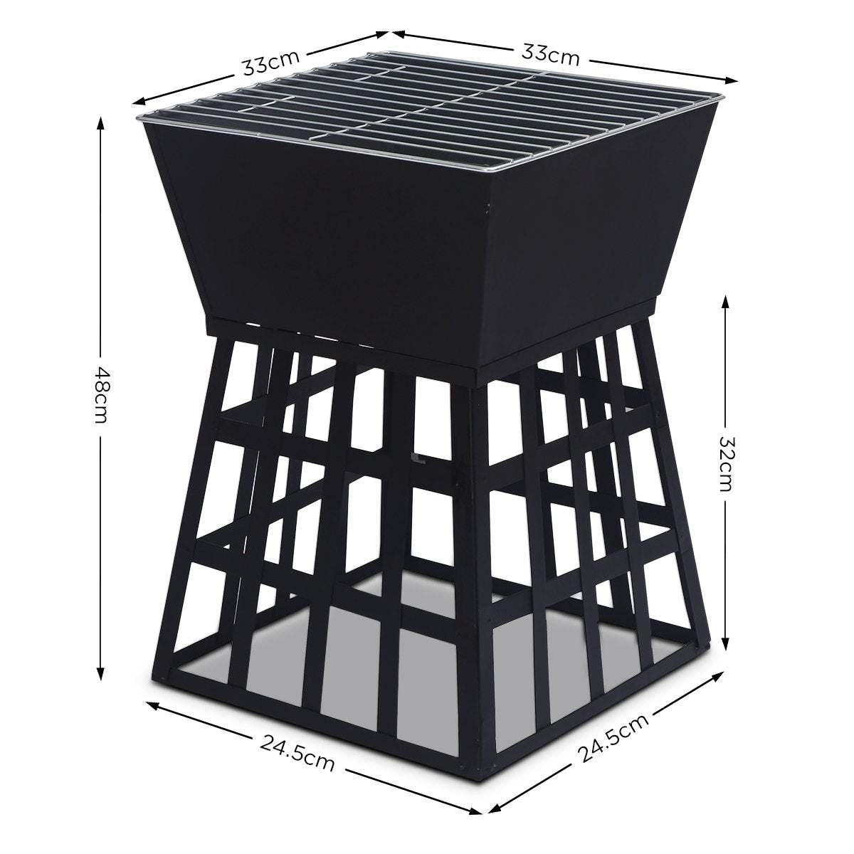 Wallaroo Portable Outdoor Fire Pit for BBQ, Grilling & Camping Cooking