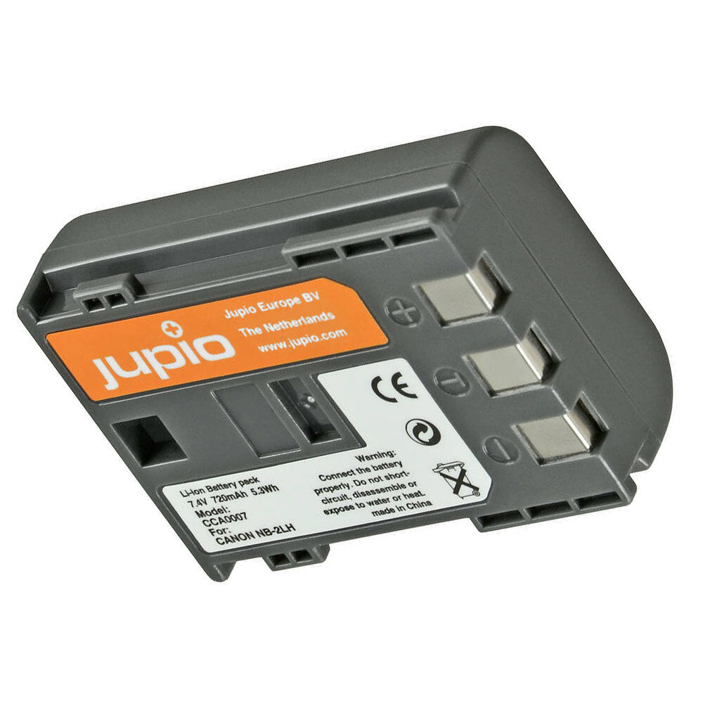 Jupio Li-Ion 7.4V 720mAh Rechargeable Battery For Canon NB-2L/2LH Camera