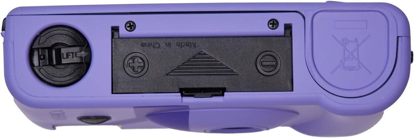 Yashica MF-1 Snapshot Reusable 35mm Film Camera Set (Lavender)