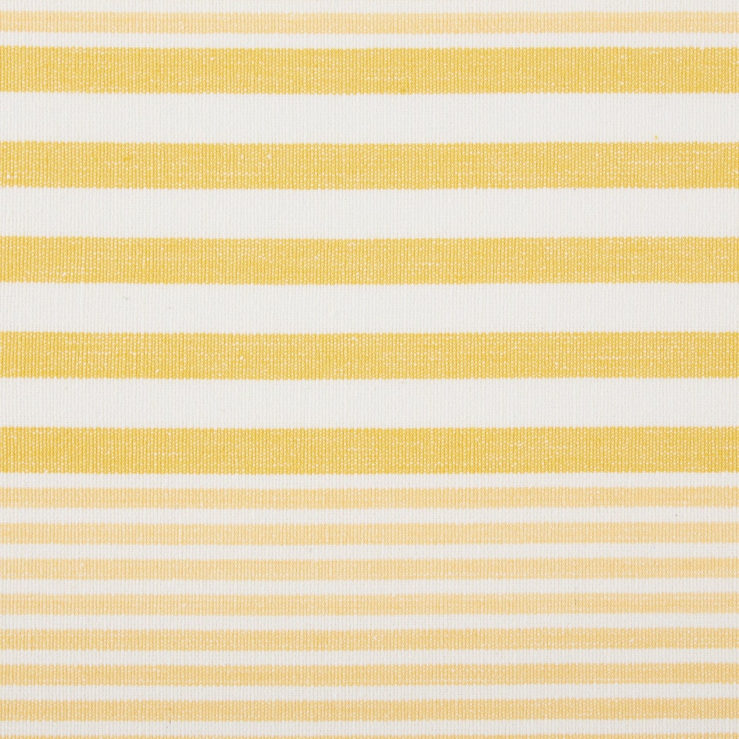 Deep Yellow Stripes With Fringe Placemats, Set Of 6