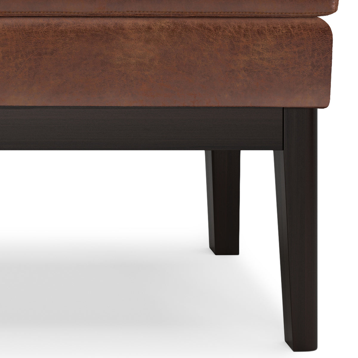 Nocturne 45.28" Ottoman Bench with Stitching Detail