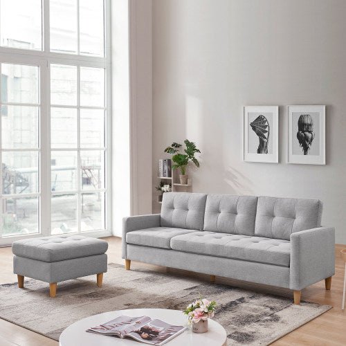 Del Rey 87” Wide Convertible Sectional Sofa & Chaise