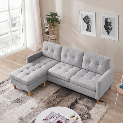 Del Rey 87” Wide Convertible Sectional Sofa & Chaise