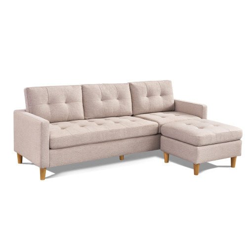 Del Rey 87” Wide Convertible Sectional Sofa & Chaise