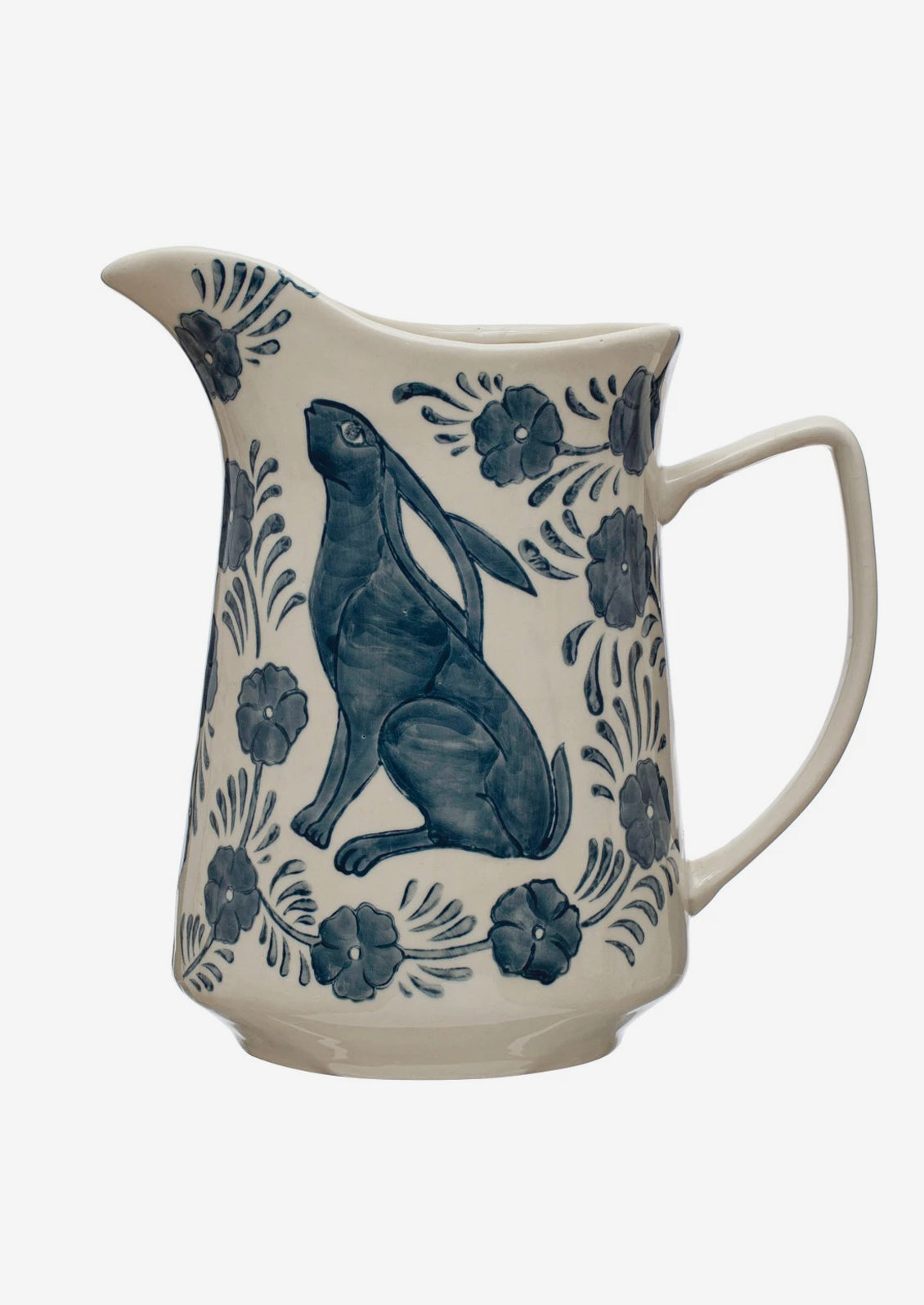 Delft Hare Ceramic Pitcher