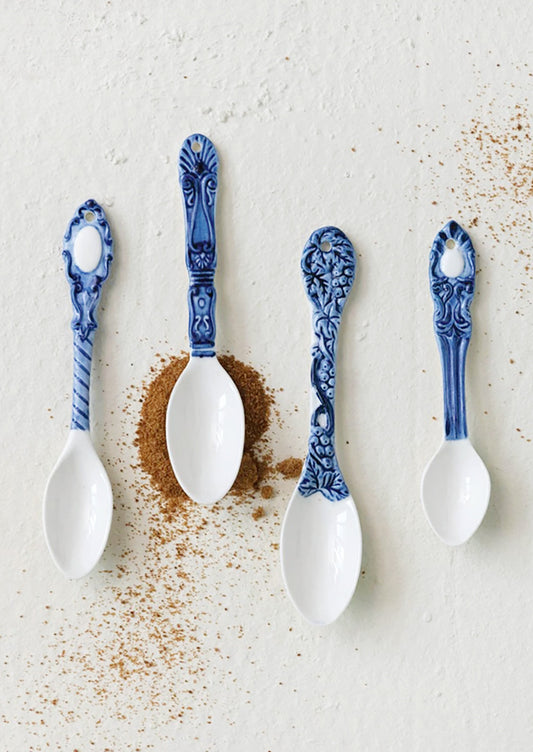Delft Ceramic Spoon