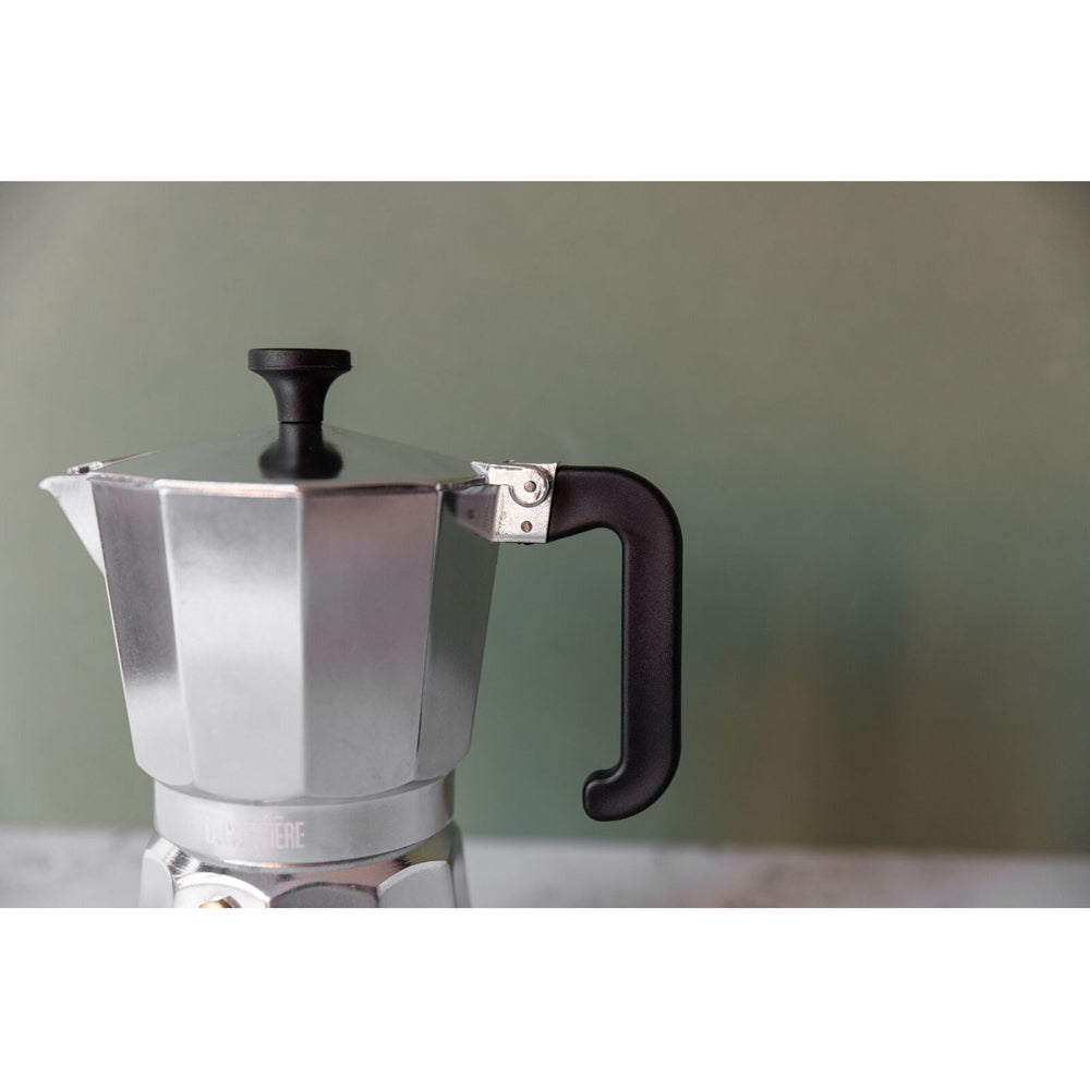 La Cafetiere Venice 3-Cup 150ml Espresso Maker Aluminum Coffee Pot (Silver)
