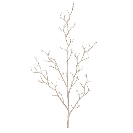 Beaded Pearl Twig Spray, Set of 2