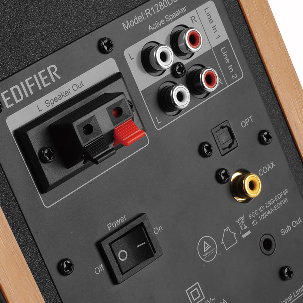 Edifier R1280DBs Active Bluetooth Bookshelf (Natural Wood)