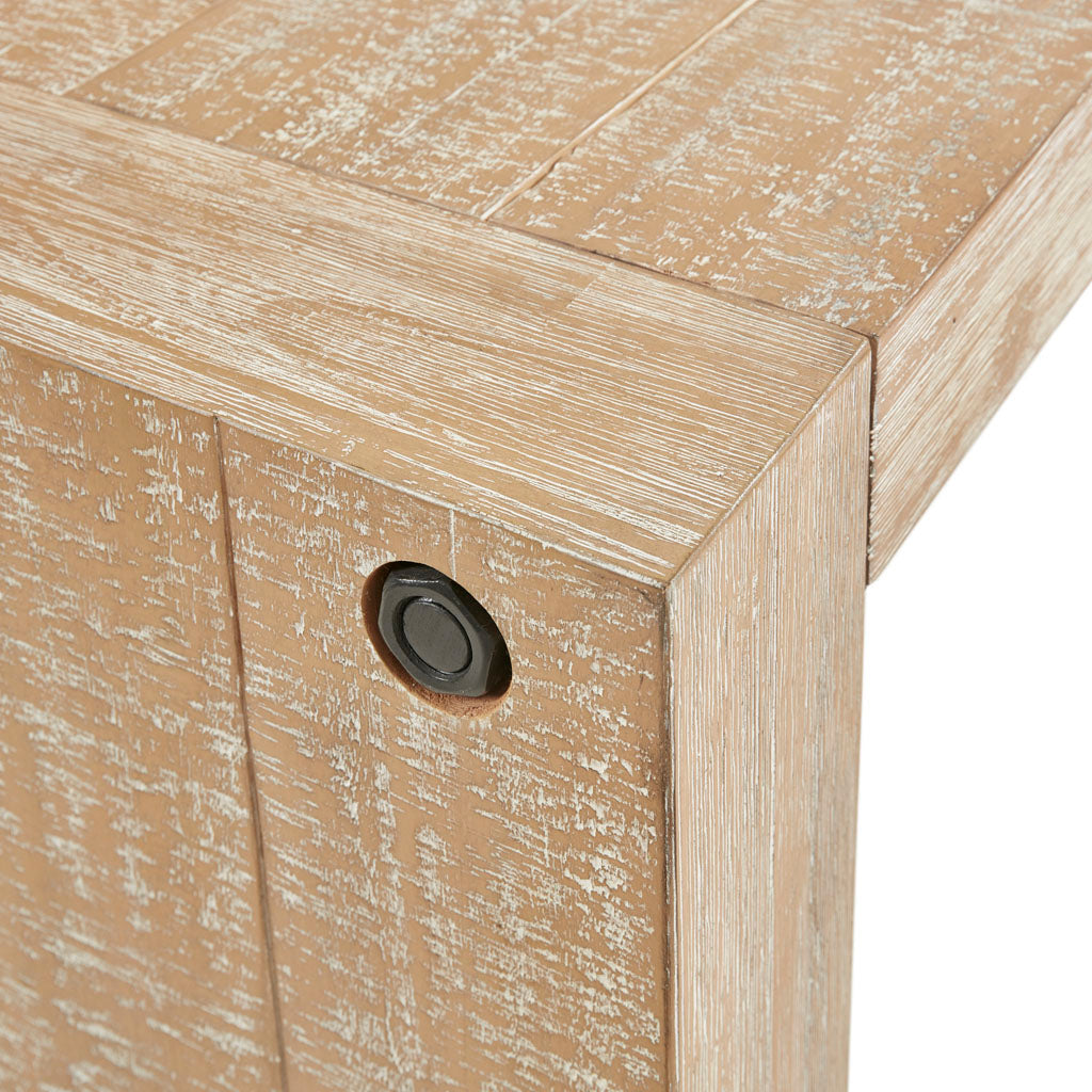 Console Table with Rectangular Tabletop and Wood Frame