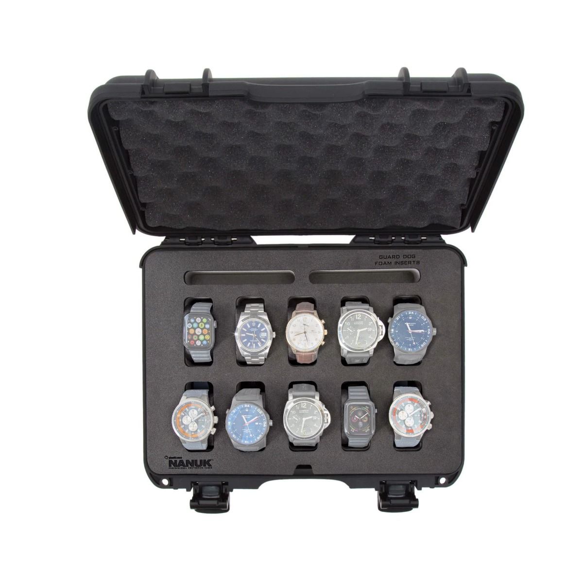 Nanuk 910 Case with Foam Insert for 10 Watches (Black)