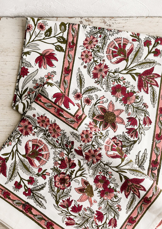 Dianthus Floral Tablecloth