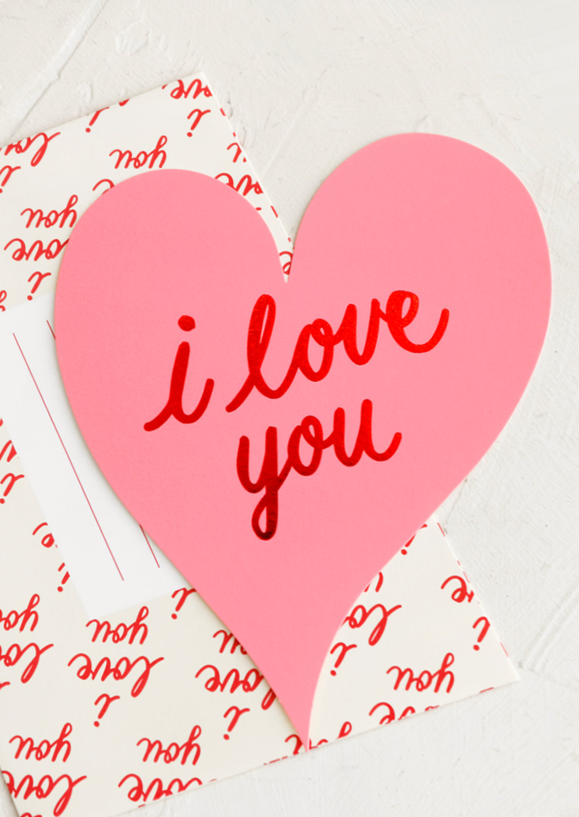 Diecut I Love You Card