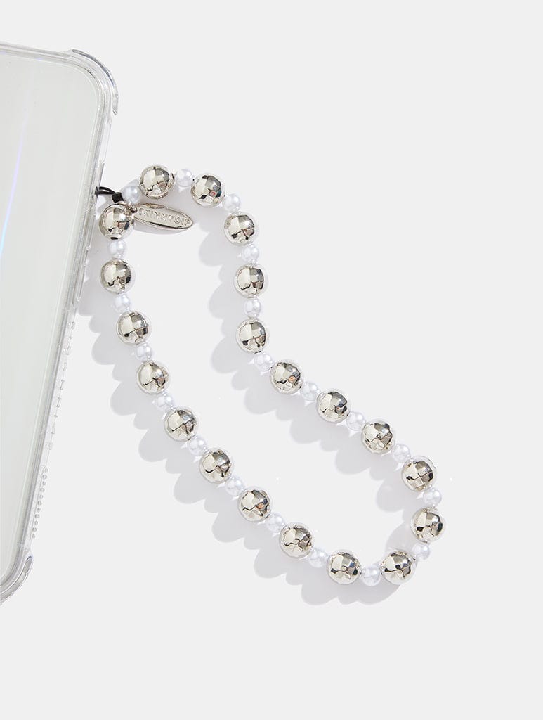 Disco Ball Beaded Phone Strap