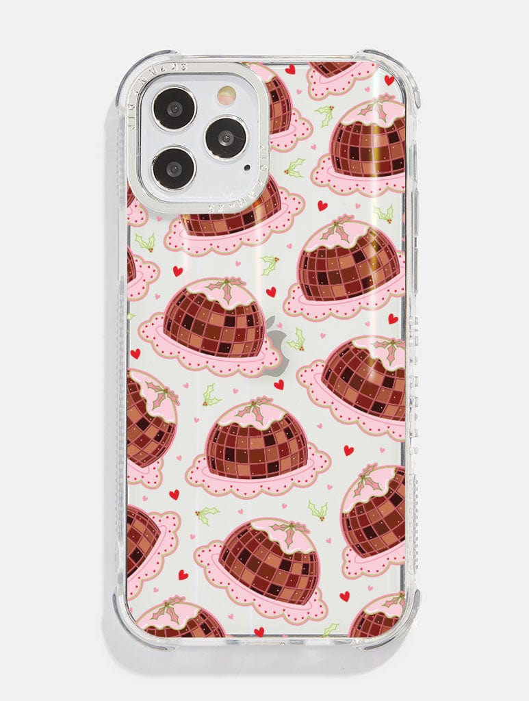 Disco Christmas Pudding Shock iPhone Case