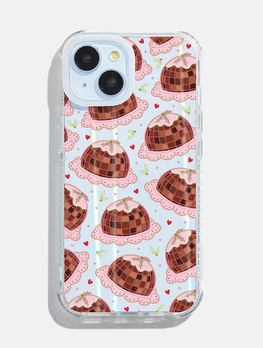 Disco Christmas Pudding Shock iPhone Case