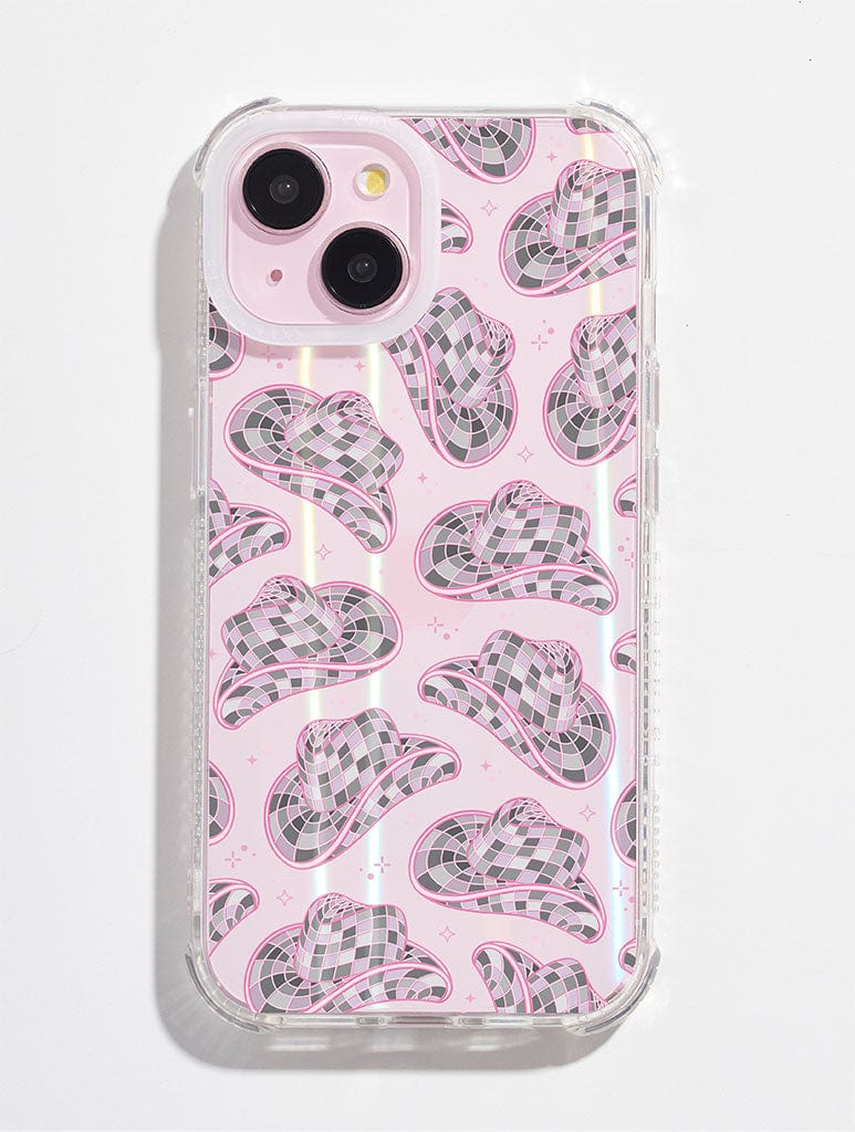 Disco Cowboy Hat Shock iPhone Case