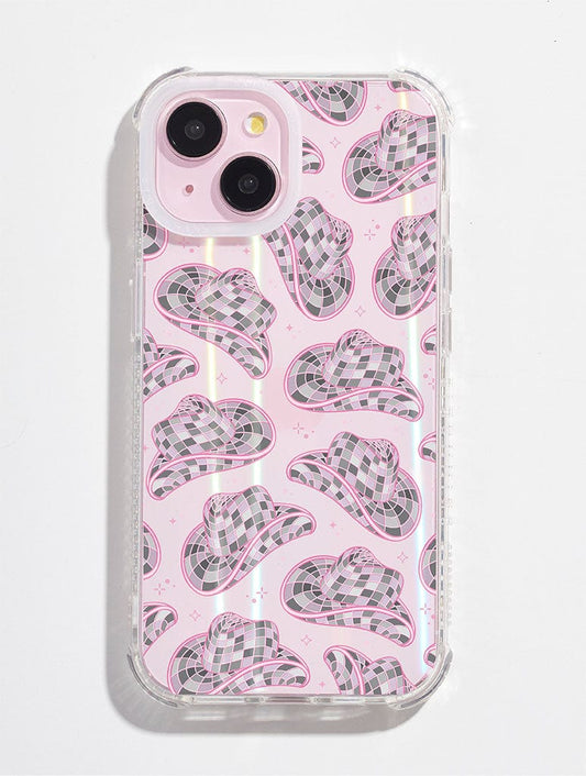 Disco Cowboy Hat Shock iPhone Case