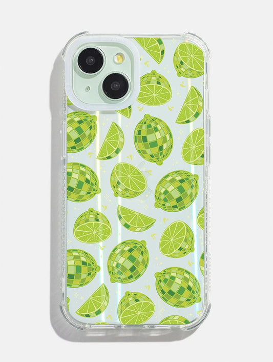 Disco Limes Shock iPhone Case