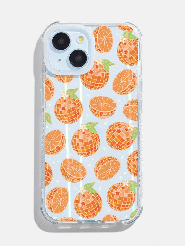 Disco Oranges Shock iPhone Case