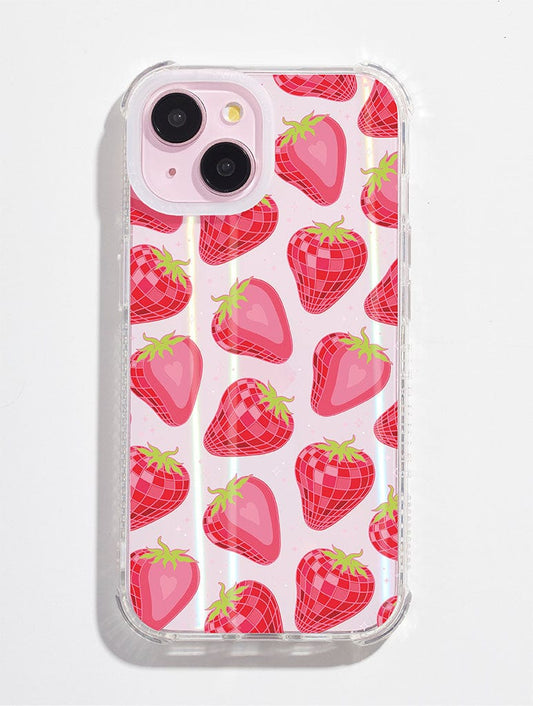 Disco Strawberries Shock iPhone Case