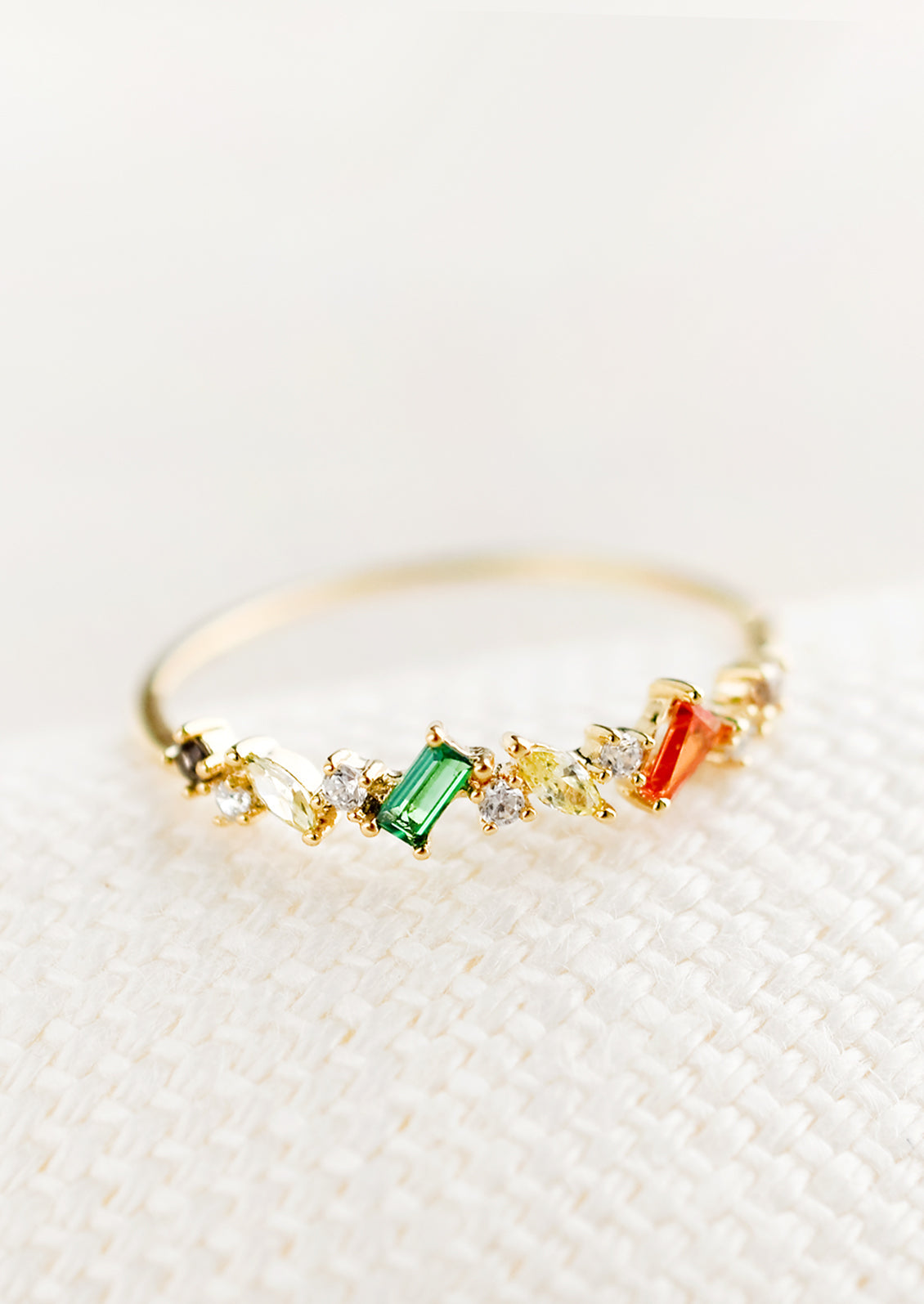 Disco Baguette Ring