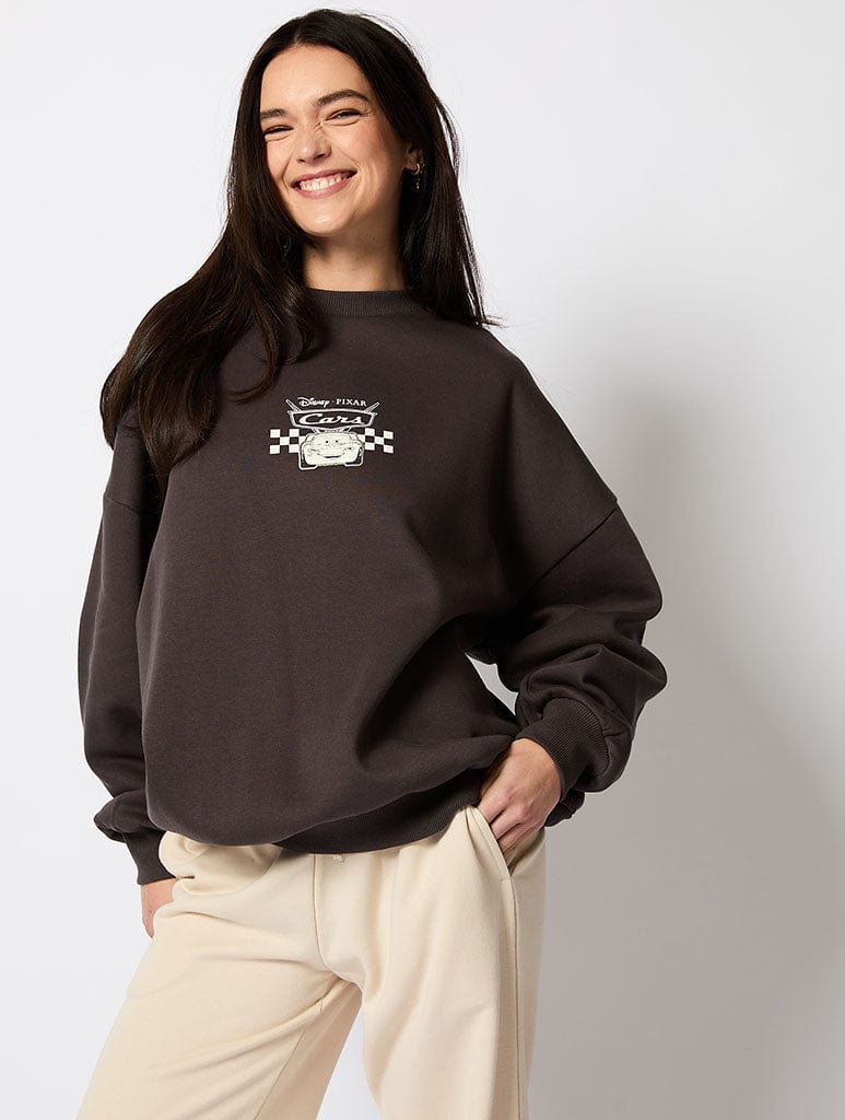 Disney Cars Sweatshirt In Charcoal