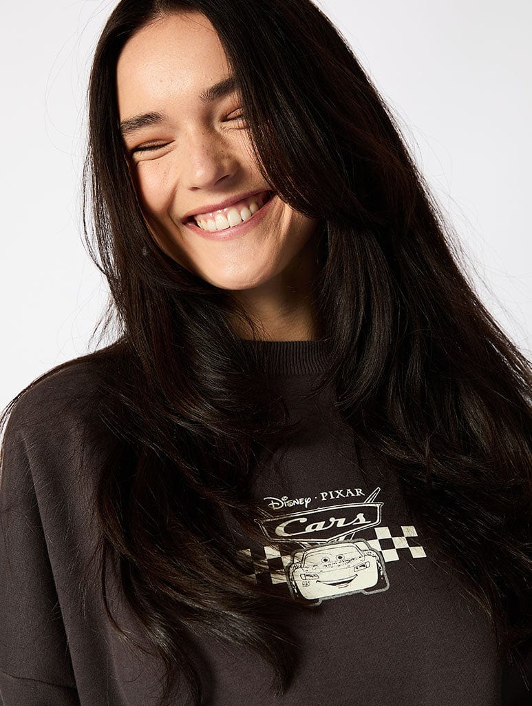 Disney Cars Sweatshirt In Charcoal