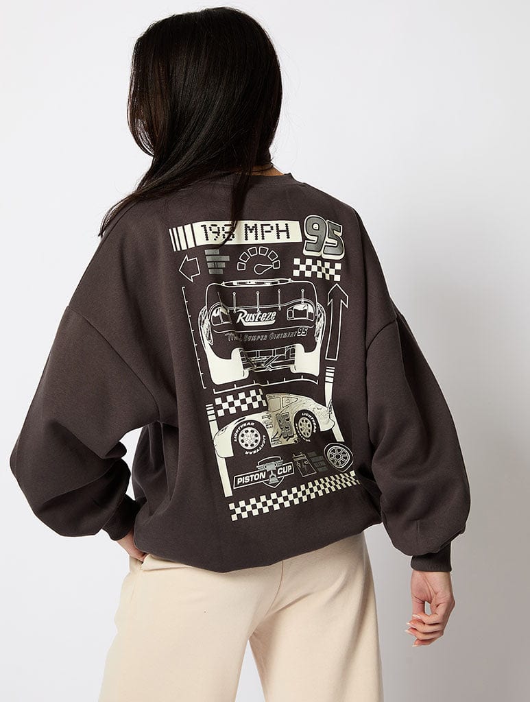 Disney Cars Sweatshirt In Charcoal