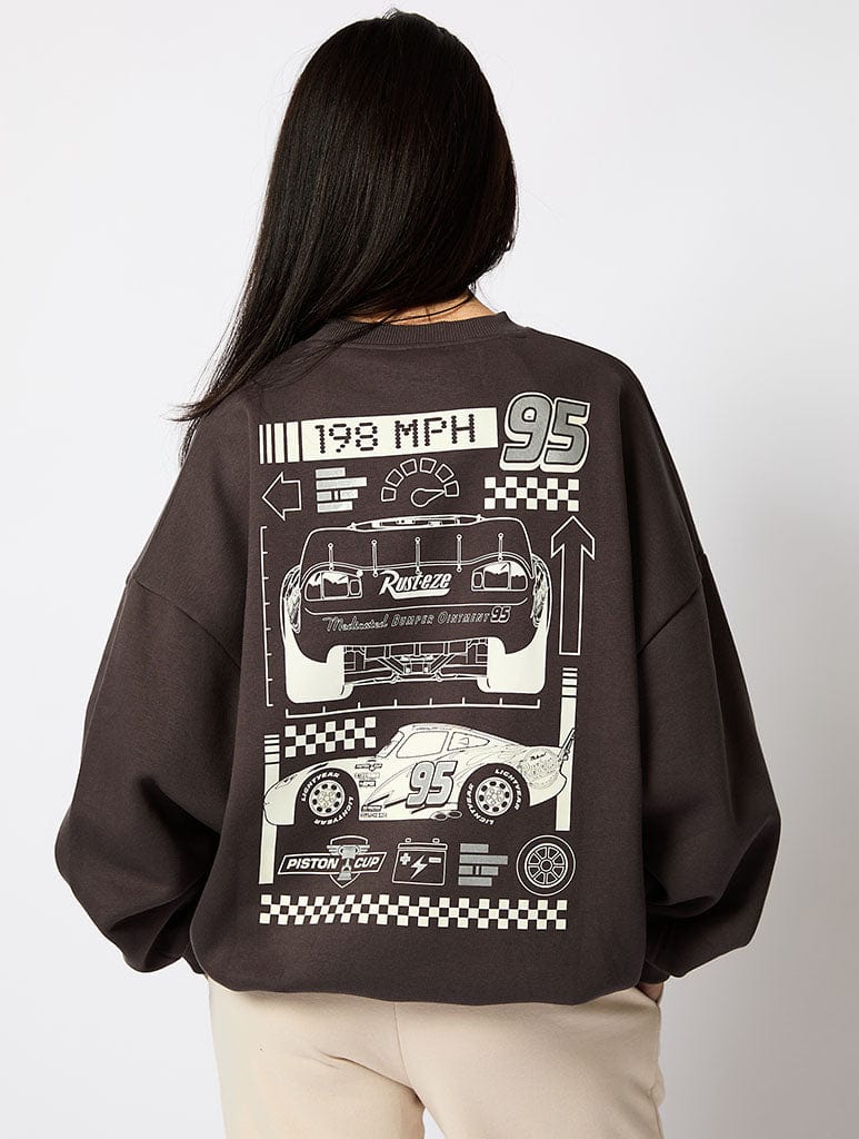 Disney Cars Sweatshirt In Charcoal