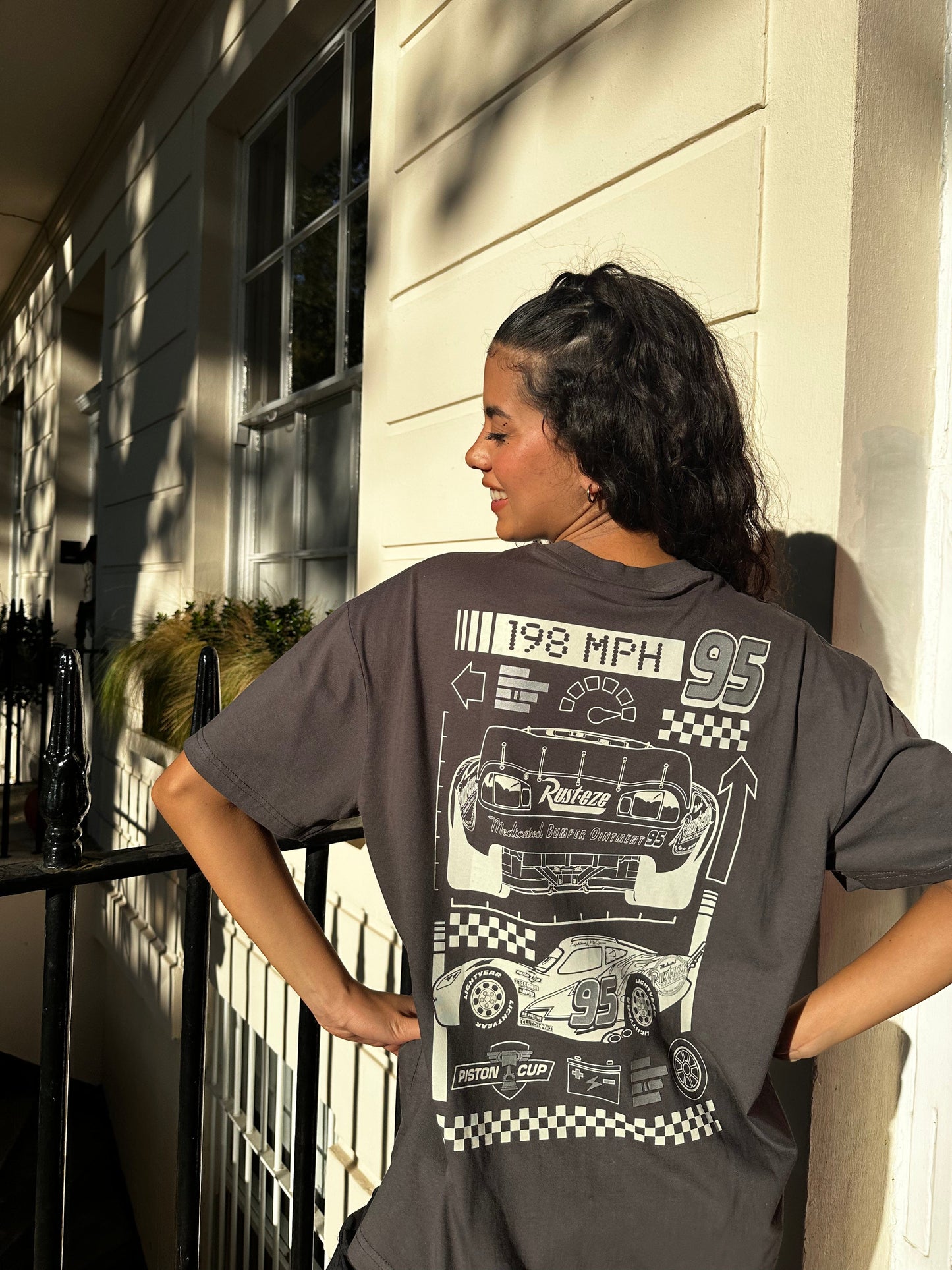 Disney Cars T-Shirt In Charcoal