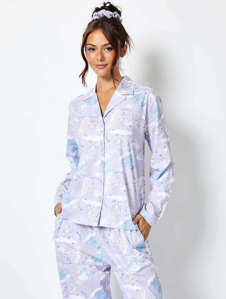 Disney Castle Pyjama Set in Lilac