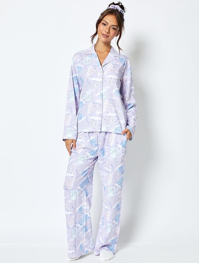 Disney Castle Pyjama Set in Lilac
