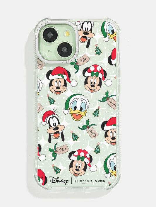 Disney Christmas Faces Shock iPhone Case