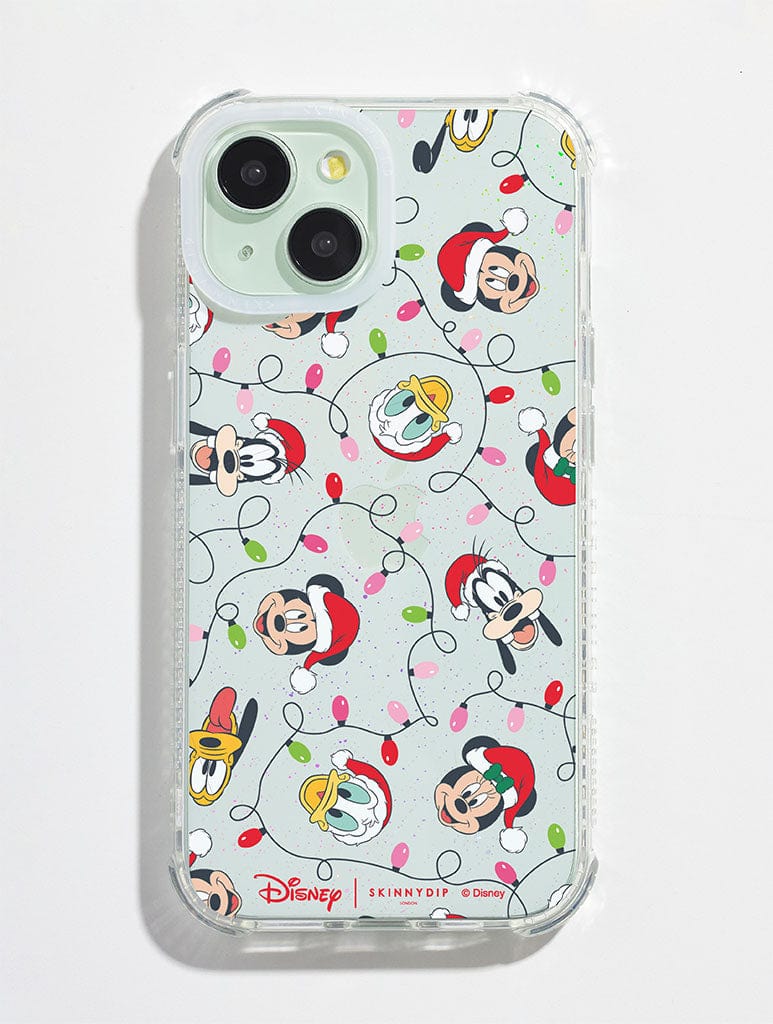 Disney Christmas Fairy Lights Shock iPhone Case