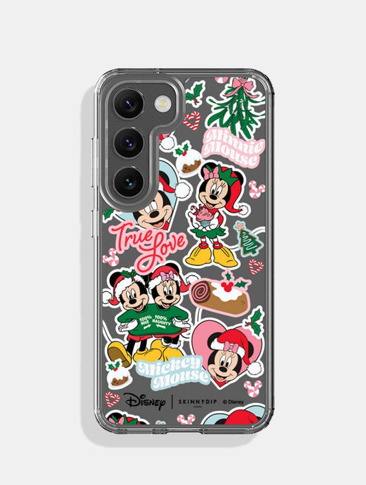 Disney Christmas Mickey & Minnie Sticker Android Case