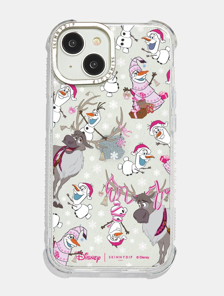Disney Christmas Olaf & Sven Shock iPhone Case