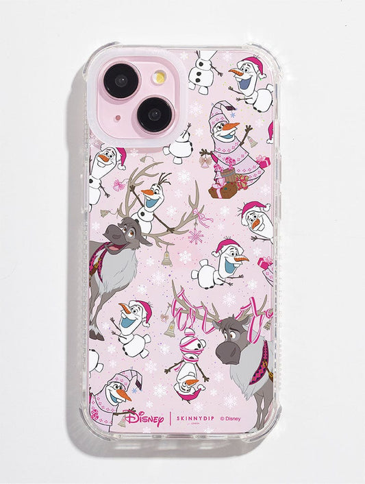 Disney Christmas Olaf & Sven Shock iPhone Case