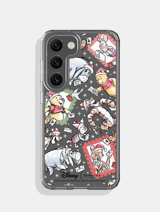 Disney Christmas Pooh Stamp Android Case