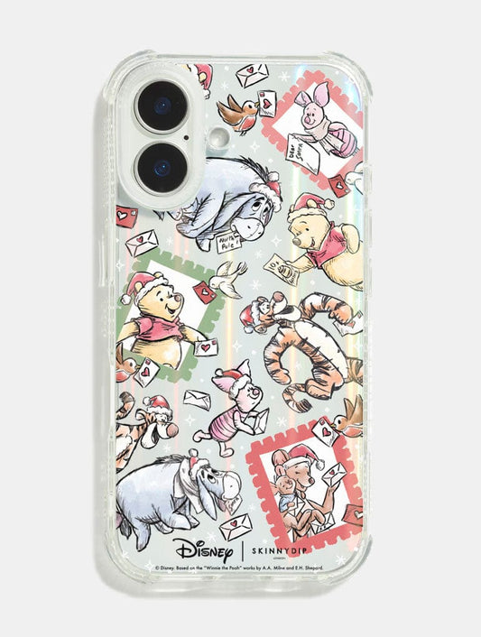 Disney Christmas Pooh Stamp Shock iPhone Case