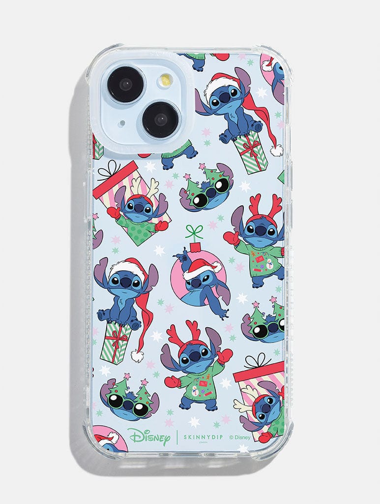 Disney Christmas Stitch Shock iPhone Case
