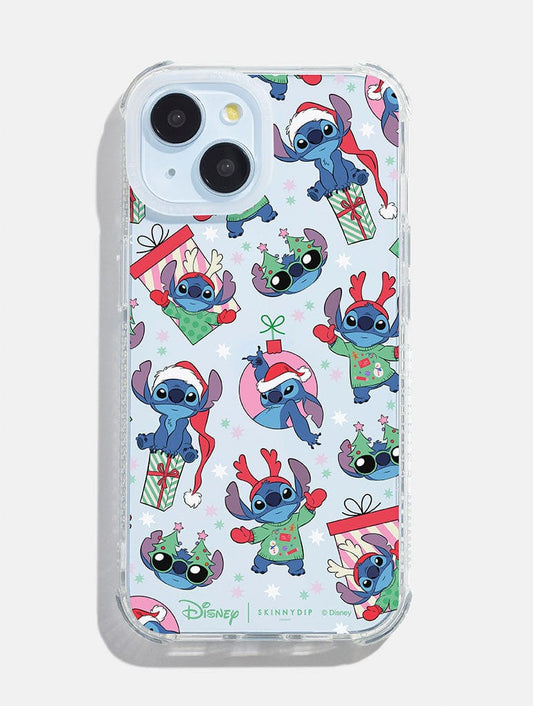 Disney Christmas Stitch Shock iPhone Case