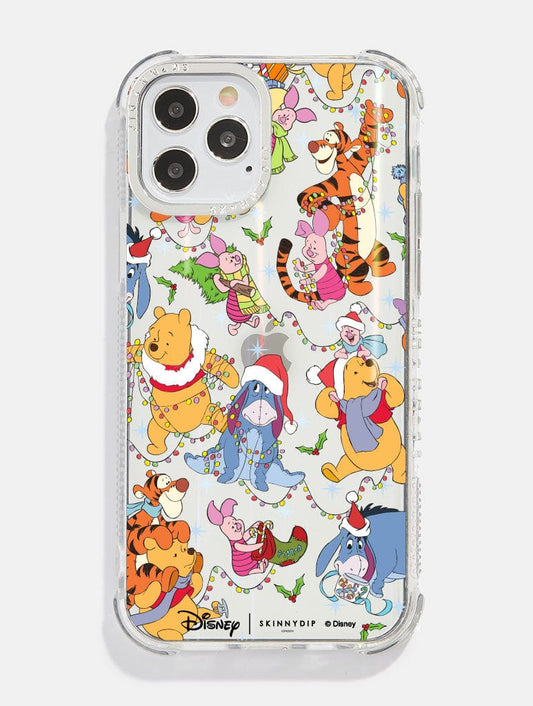 Disney Christmas Winnie the Pooh Shock iPhone Case