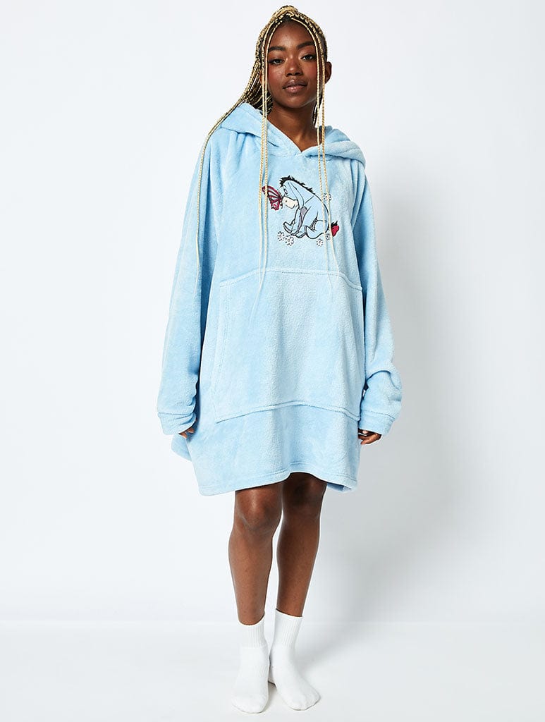 Disney Eeyore Blanket Hoodie in Blue