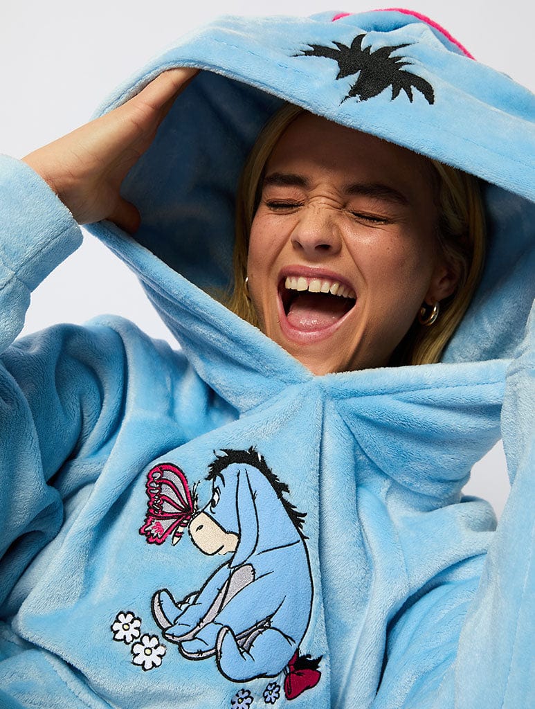 Disney Eeyore Blanket Hoodie in Blue
