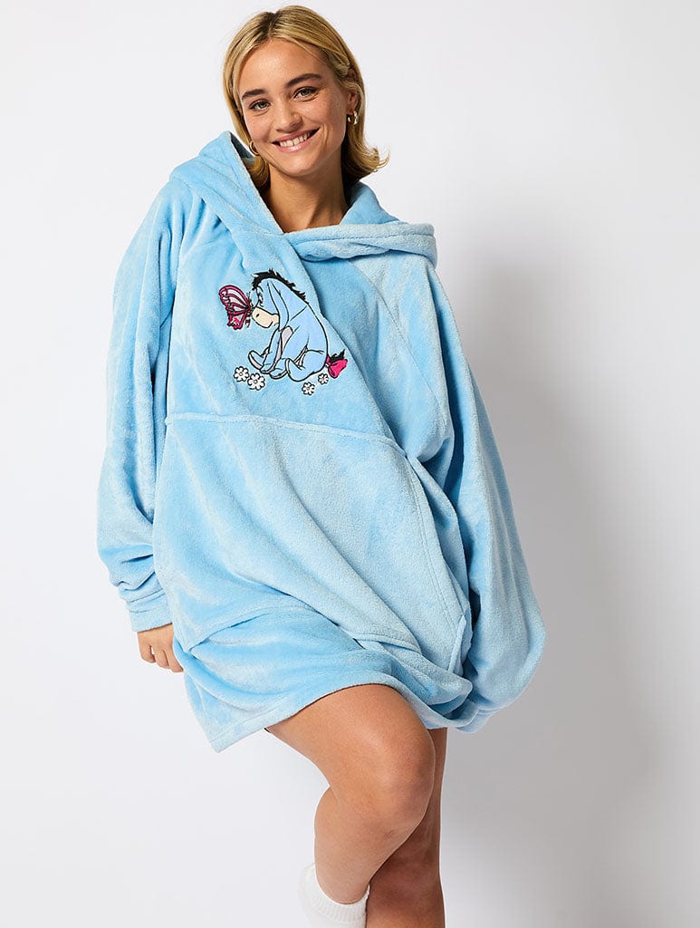 Disney Eeyore Blanket Hoodie in Blue