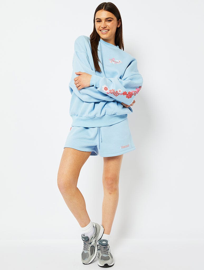 Disney Hercules Jogger Shorts in Blue