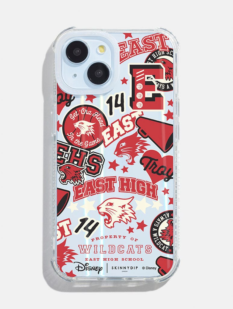 Disney High School Musical East High Sticker Shock iPhone Case